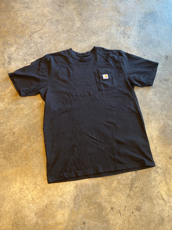 Carhartt Black Pocket Tee Shirt Large