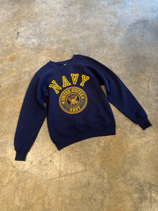 Soffe Sweats Navy Reflective Medium Crewneck Sweater