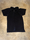 American Apparel  Fine Pique Polo   SS XSmall  Black Shirt