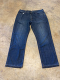 George Mondo Denim 38 30 HandPainted