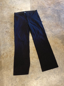 Fratell Black Stripe Pants Made in Italy