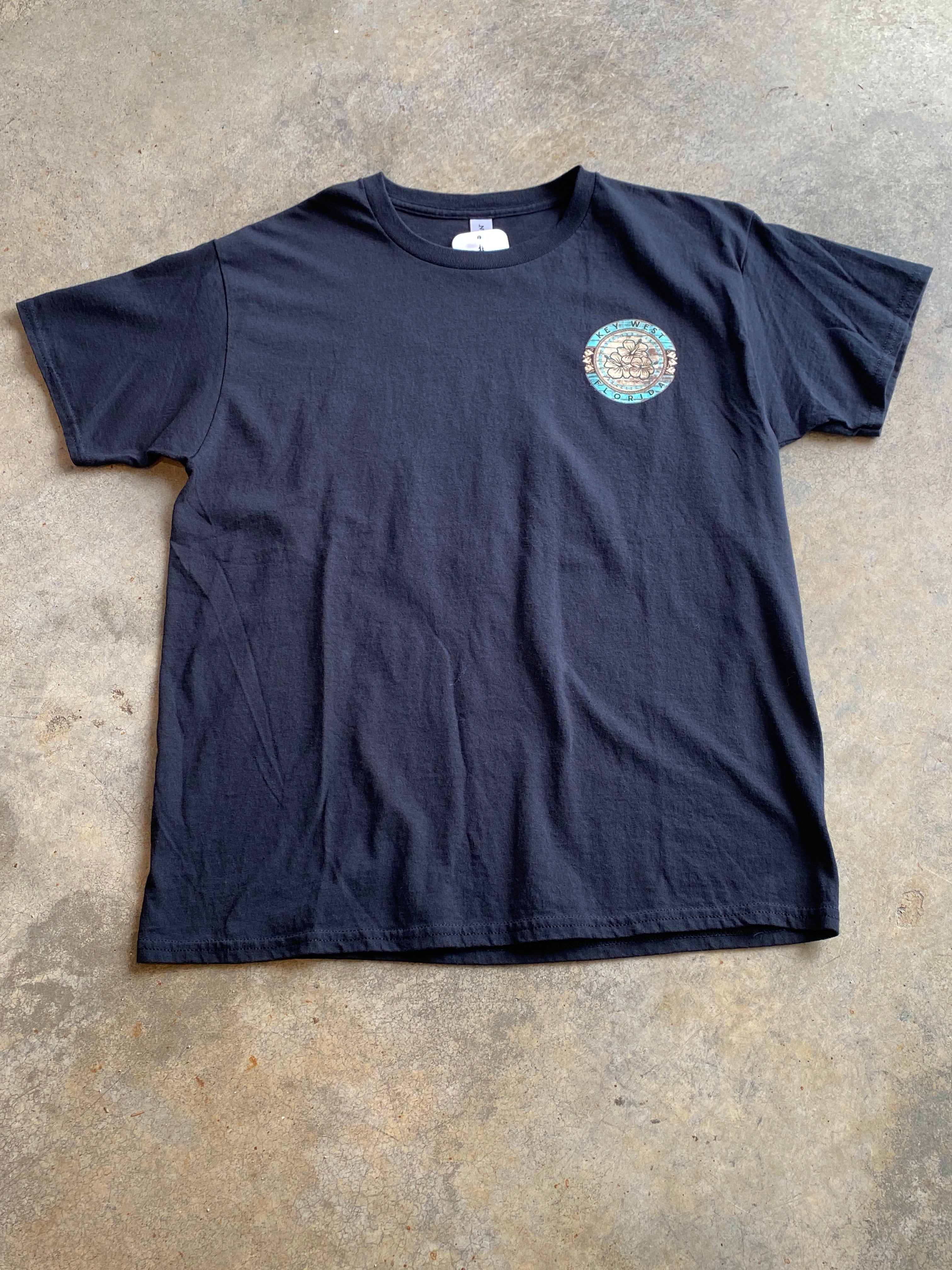 Gildan Key West Black Florida Shirt Large