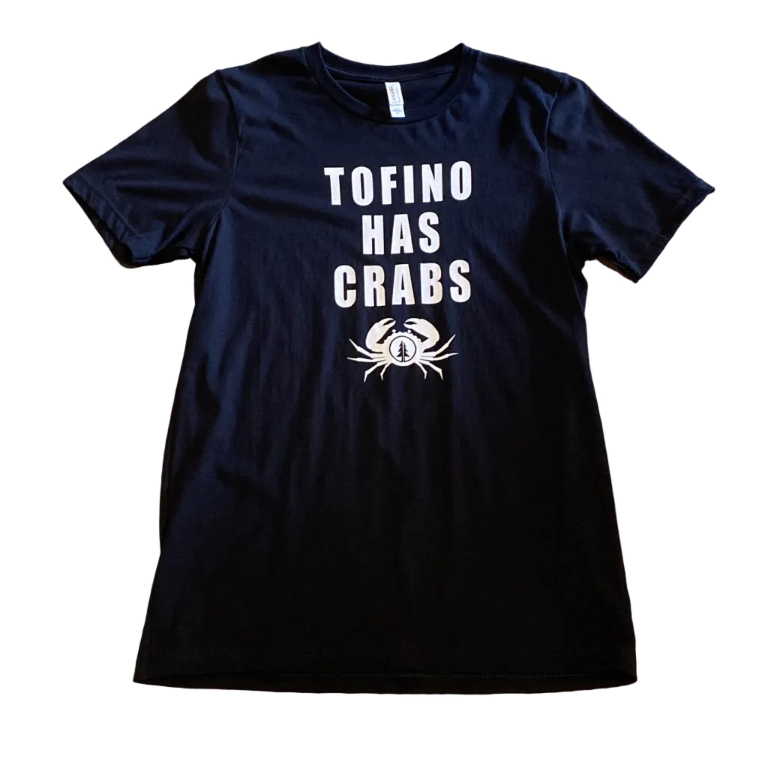 Bella Canvas Tofino Has Crabs Black Shirt