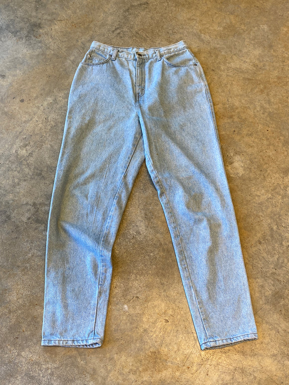 Levi 900 Series Faded Denim Pants Size 14 .