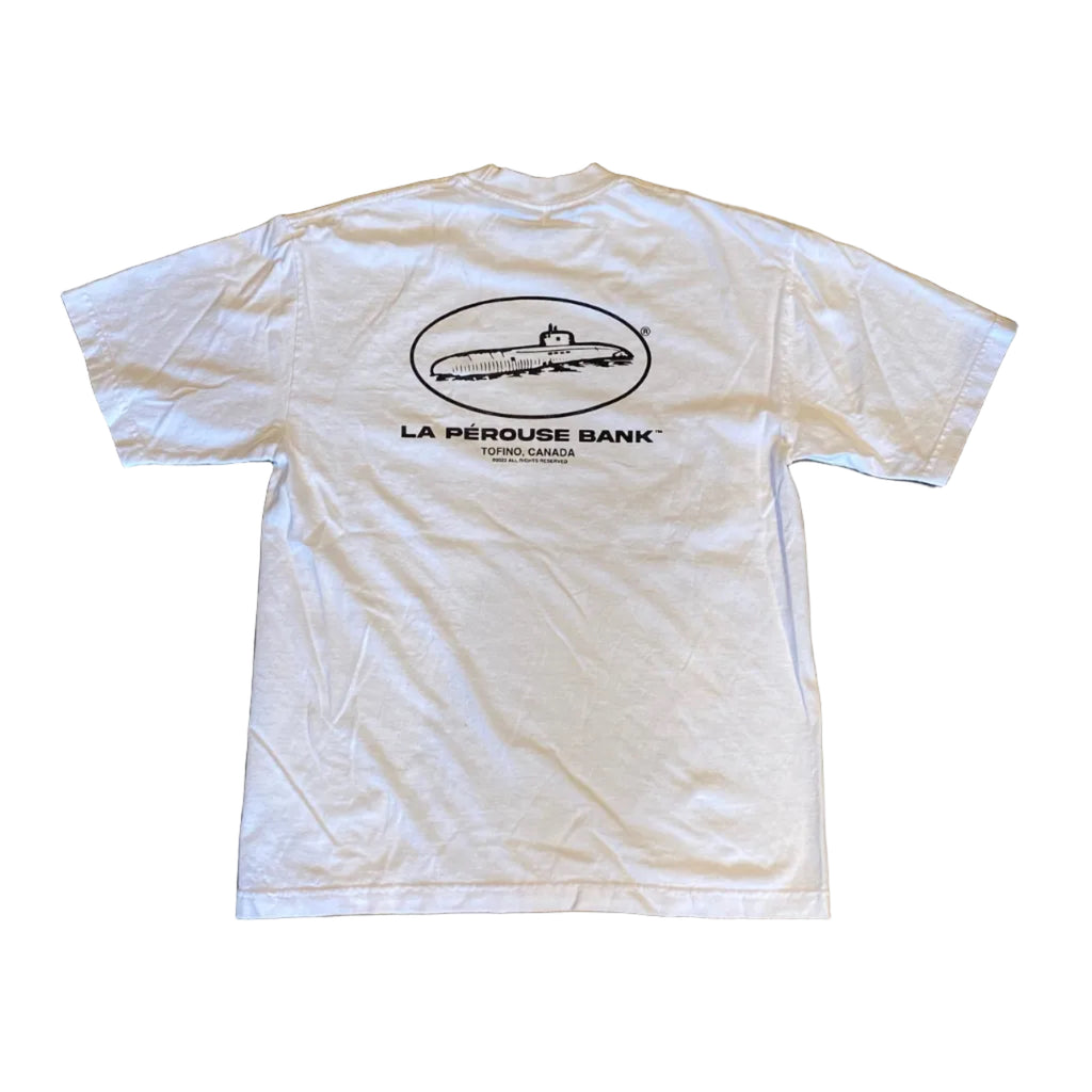 LA Apparel La Perouse Bank LPB SUB White SS Shirt