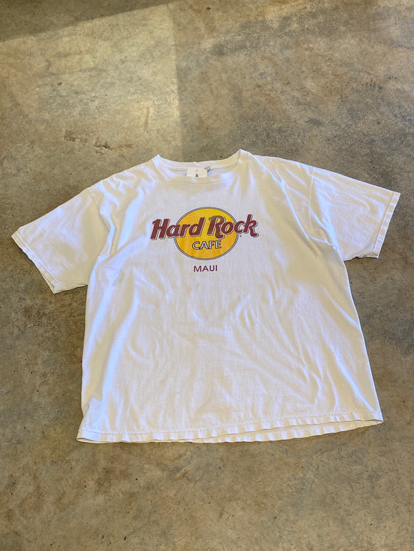 Hard Rock Cafe Maui XLarge White Shirt