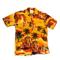 Royal Creations Made in Hawaii Orange Vintage Hawaiian Small Shirt