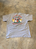 Anvil John Force Grey XXLarge Racing Double Sided Print Shirt 2006