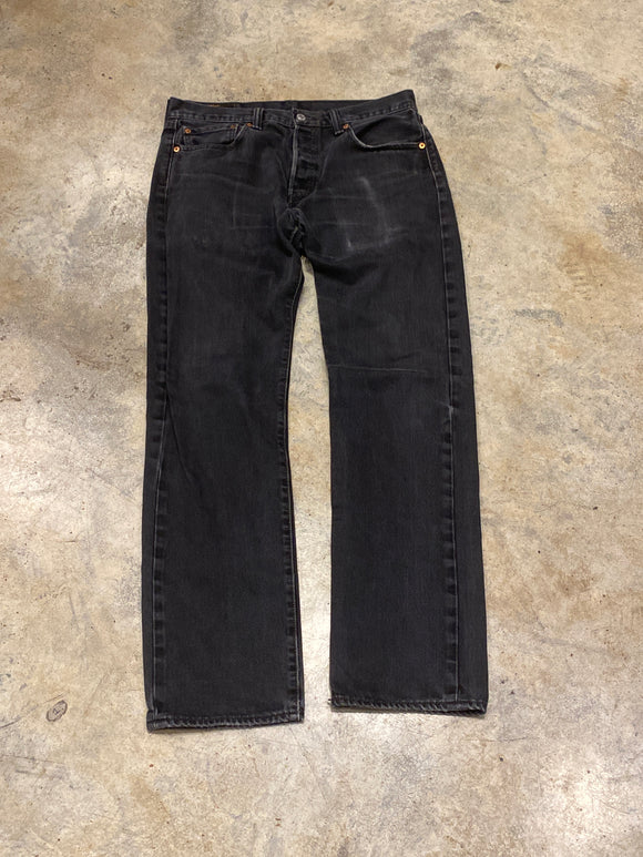 Levi 501 32 32 Black Made in Mexico Denim Jeans