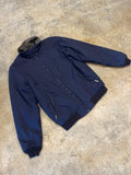 L.L. Bean Reversible Fleece Lined  Outdoors  Zip Medium Tall  Blue Jacket