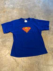 Superman Blue SS Shirt XLarge