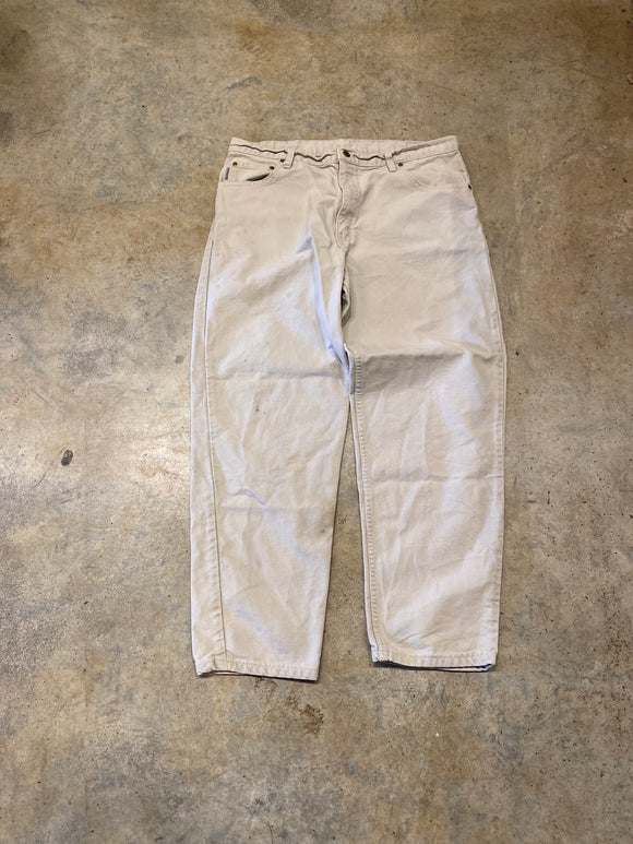 Carhartt No Tag Straight Leg Beige Light Tan Pant Estimated 38 32