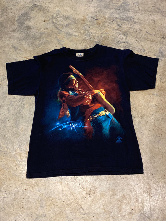 Liquid Blue Jimi Hendrix 2007 Black Small Shirt