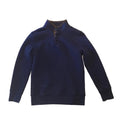 Banana Republic Navy Quilted XSmall Quarter Button Up Sweater