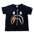 Bape Kids A Bathing Ape Baby Milo in a Shark Black Tee ( Kids 5yr)