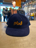 Vintage PBD Velour Trucker Hat