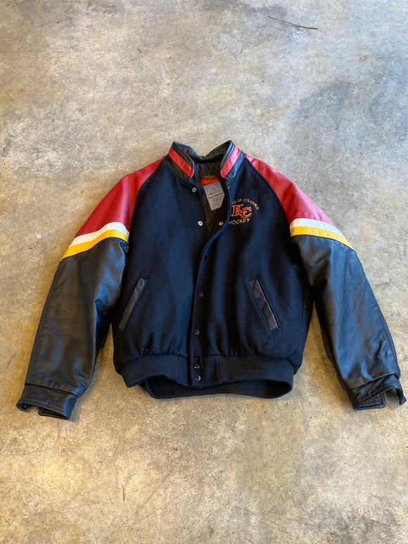 Alberta Sportswear Leather Jacket Knights of Columbus Hockey