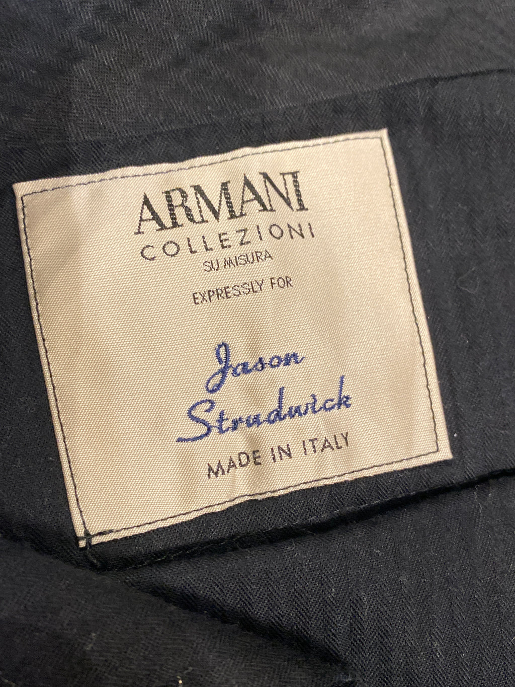 Armani Collection Jason Strudwick Made in Italy Grey Dress Pants.