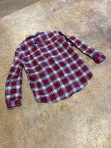 Indian Motorcycles Red Plaid Button Up Shirt XXLarge