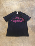 Fruit of the Loom Pearls Virginia Slims Large Black Vintage Single Stitch Shirt