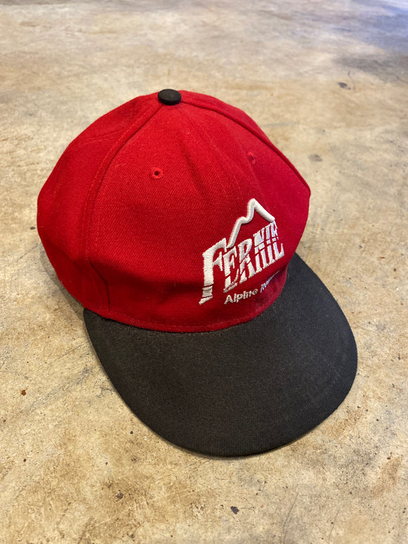 New Era Fernie Alpine Red Black Hat