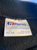 Hanes St.Thomas, USVI Black Crewneck Sweater Made in the USA Large