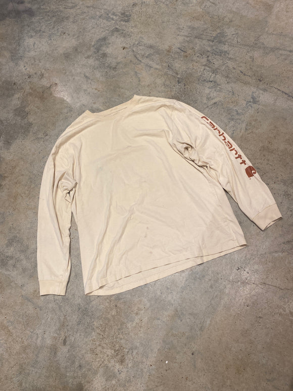 Carhartt Cream LS Loose Fit XLarge Shirt