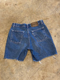 Levi Cutoff Shorts Made in Canada Small 16 White Label