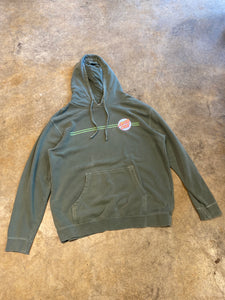 Santa Cruz Green Large Hoodie