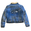 Vizstim Rework Polo Faux Sherpa Lined Denim Jacket XL 16