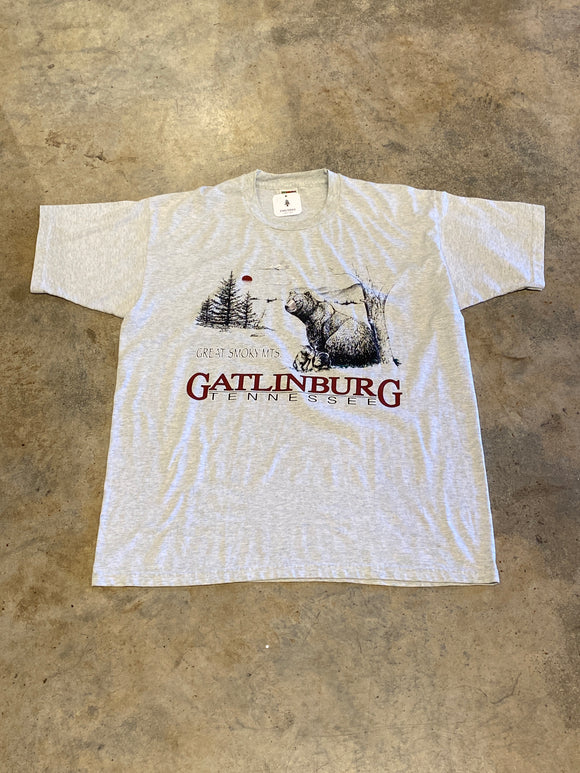 Fruit of the Loom Best Great Smoky MTS Gatlinburg Grey XLarge Shirt