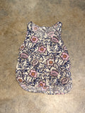 H&M Floral Size 6 Sleeveless Dress Shirt