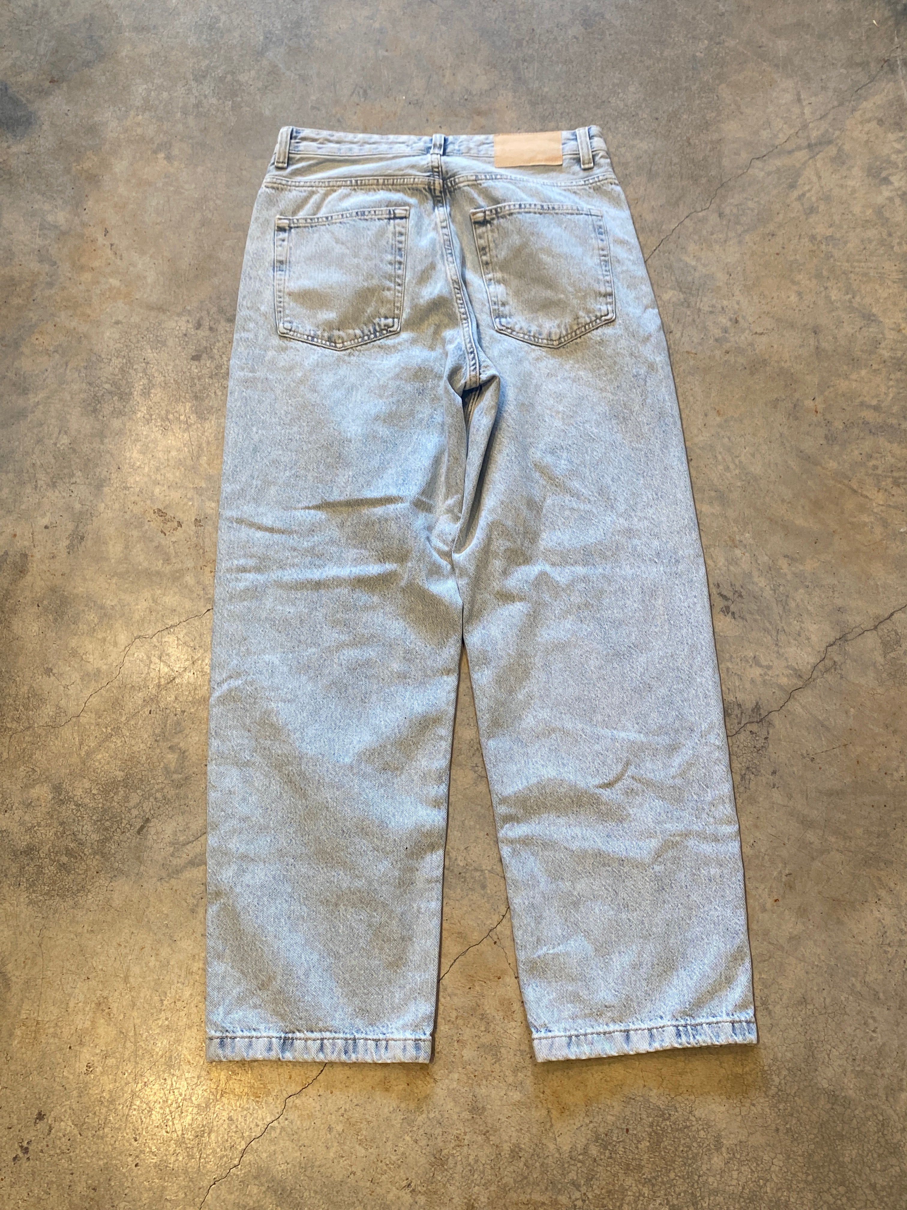 Pull & Bear Baggy Denim Pants Made in Turkey Size 30