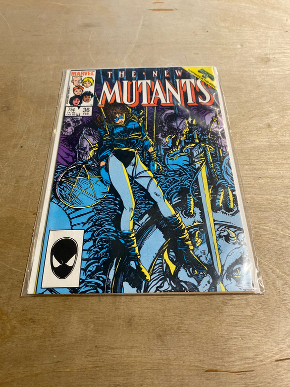 Marvel The New Mutants #36 Feb 1985 Comic Book