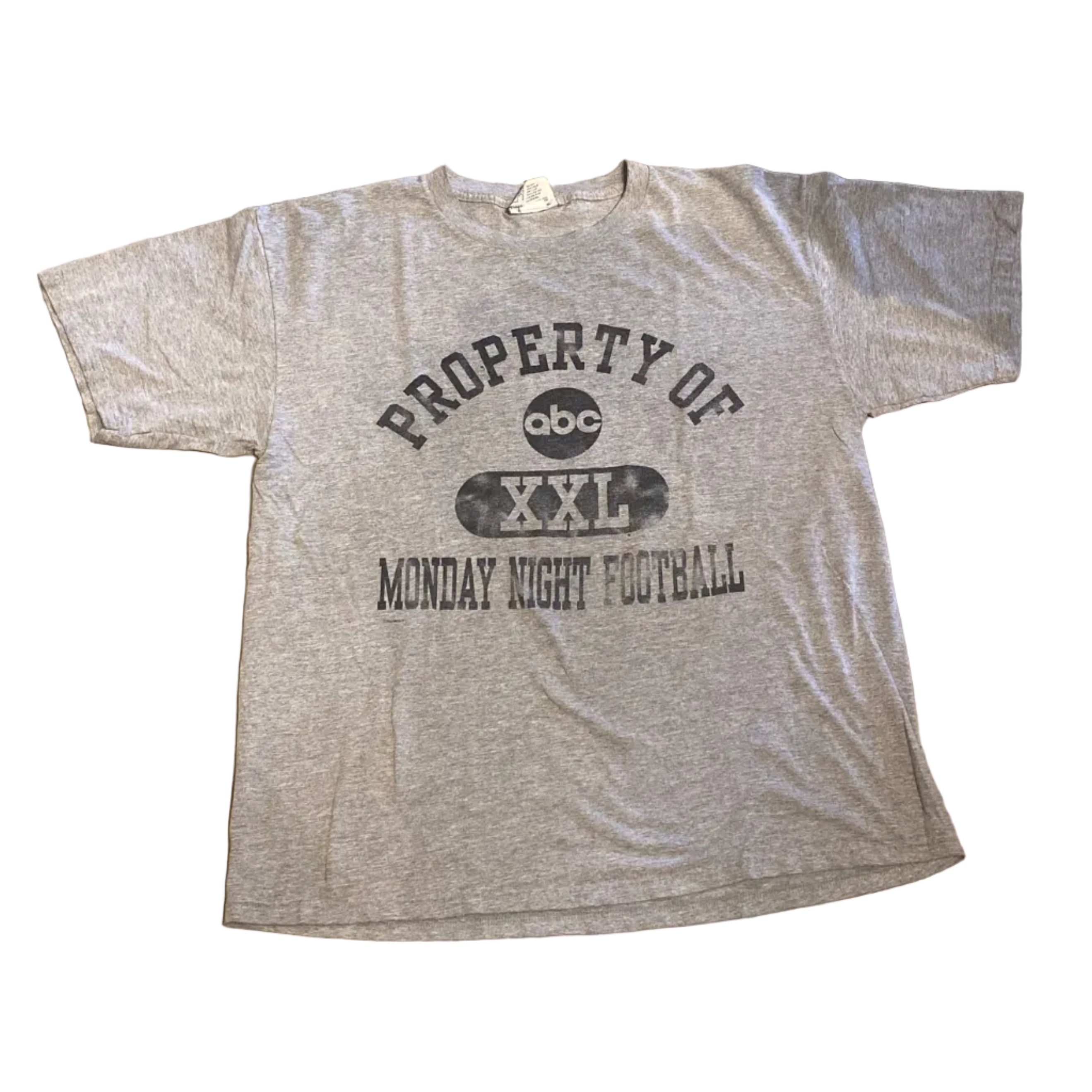Lee Sport Property of abc Monday Night Football XLarge Grey Shirt