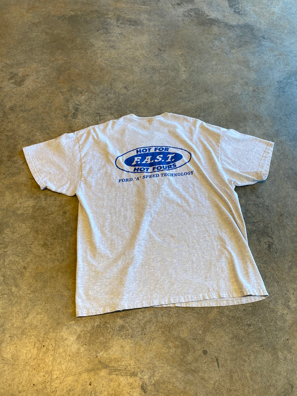 Hanes Hot for F.A.S.T. Fours Ford “A” Grey SS Shirt XXLarge