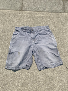 Carhartt Shorts Grey 36 Fat Original Fit Made in Mexico