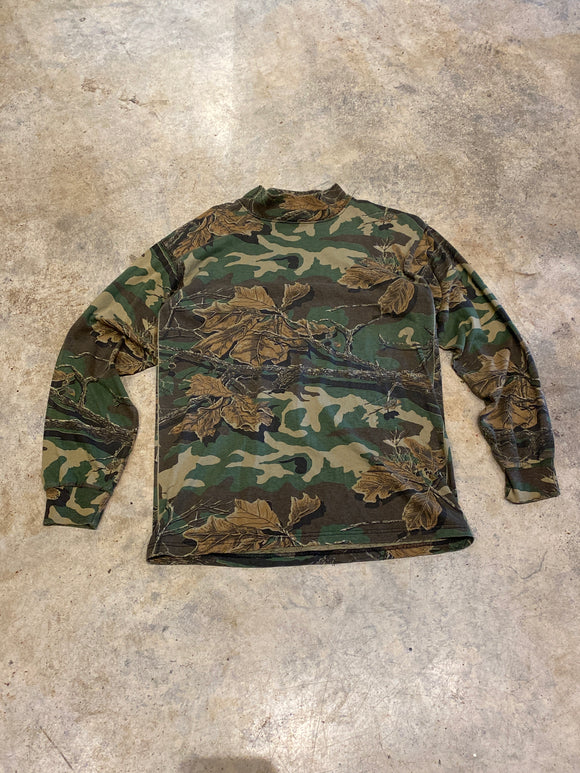P.K. Clothing Army Camo Medium Print Long Sleeve Shirt