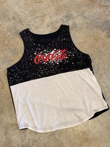 Coca Cola Black White Tank Top