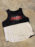 Coca Cola Black White Tank Top