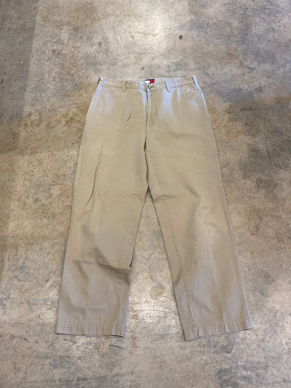 Tommy Hilfiger Khaki Denim Pants 34 32