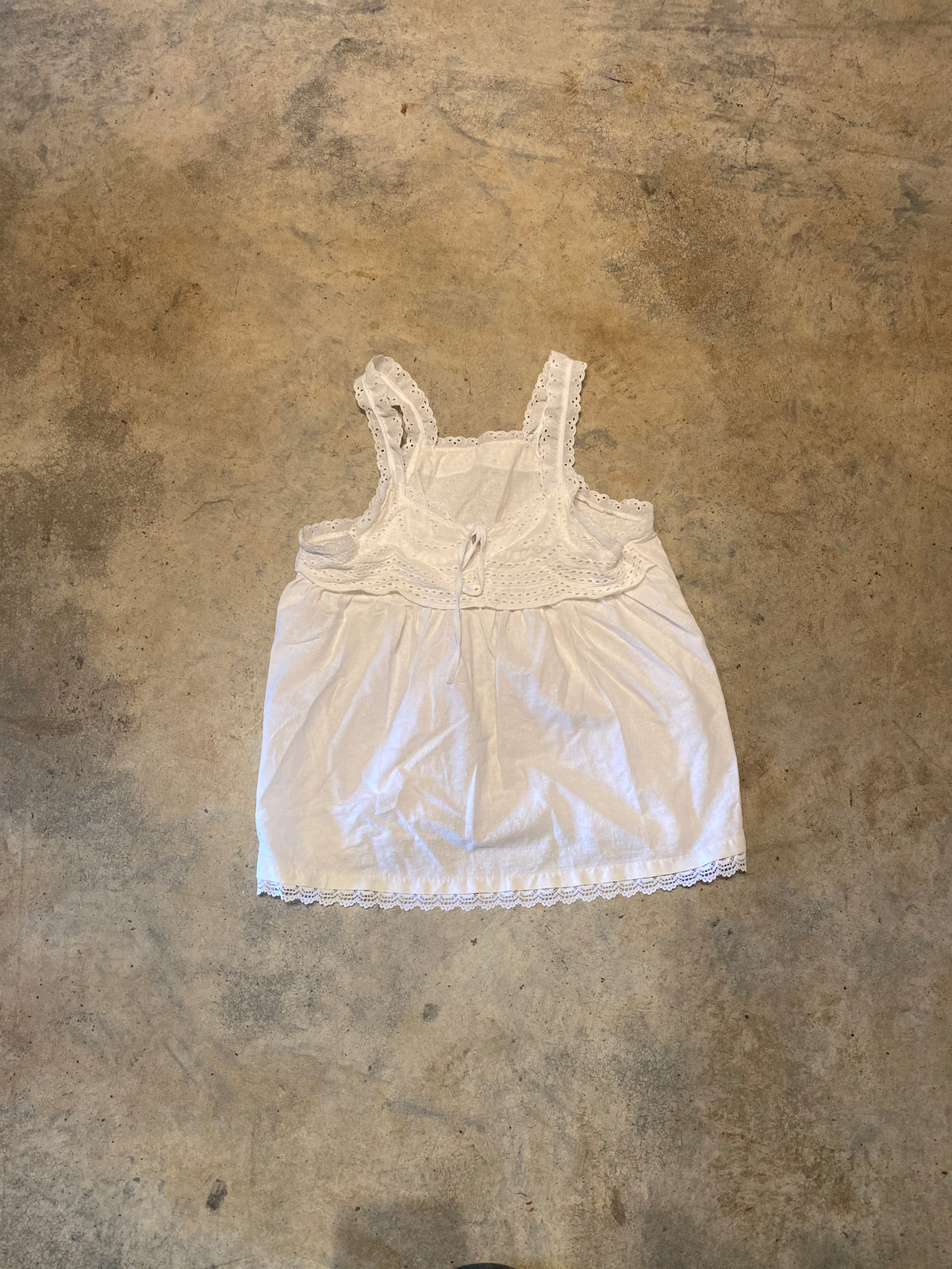Salty Collections Handmade White Lace Shirt