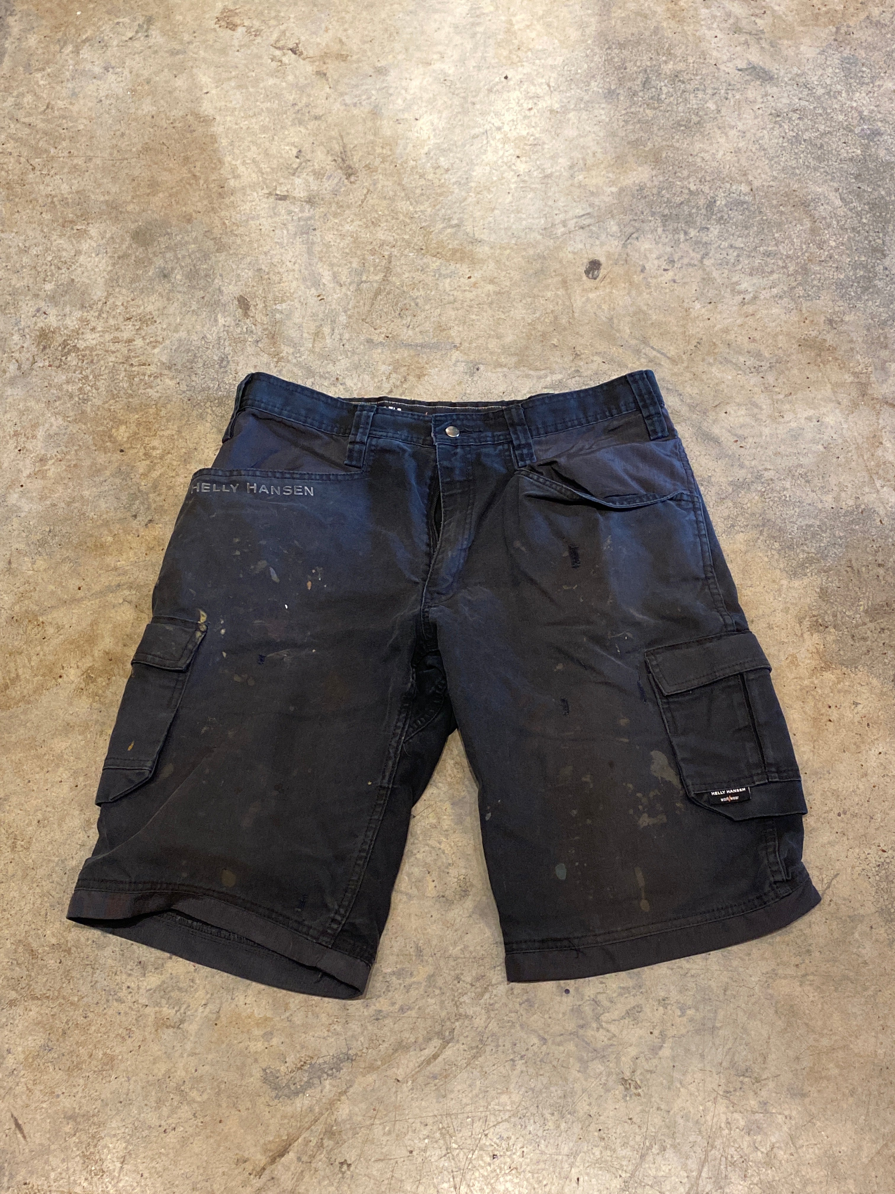 Helly Hanson Workwear Black Cargo Shorts 36