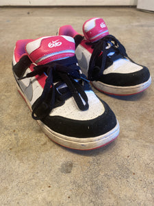 Nike 6.0 Black White Pink Sneakers Size 6Y