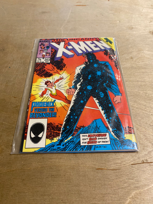 Marvel The Uncanny X-Men #203 March 1985 Comic