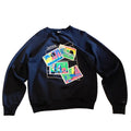 Fruit of the Loom California Vintage Black Large Made in USA Crewneck Sweater