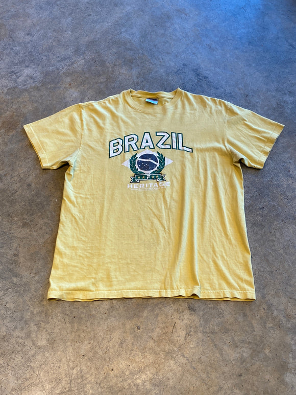 Fila Brazil Yellow XLarge Shirt