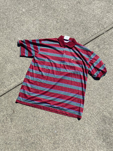 Arnold Palmer Collared Polo   SS Lage  Red Stripe Shirt