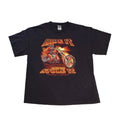 Delta Pro Weight Y2K Motorcycle Shirt Ride It Like You Stole It Biker Flames Xlarge