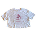 Bella Canvas Mermaid LPB White Crop Top